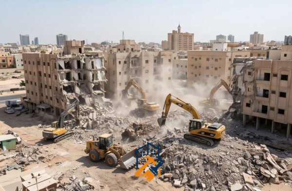 هدم عمائر في الخبر