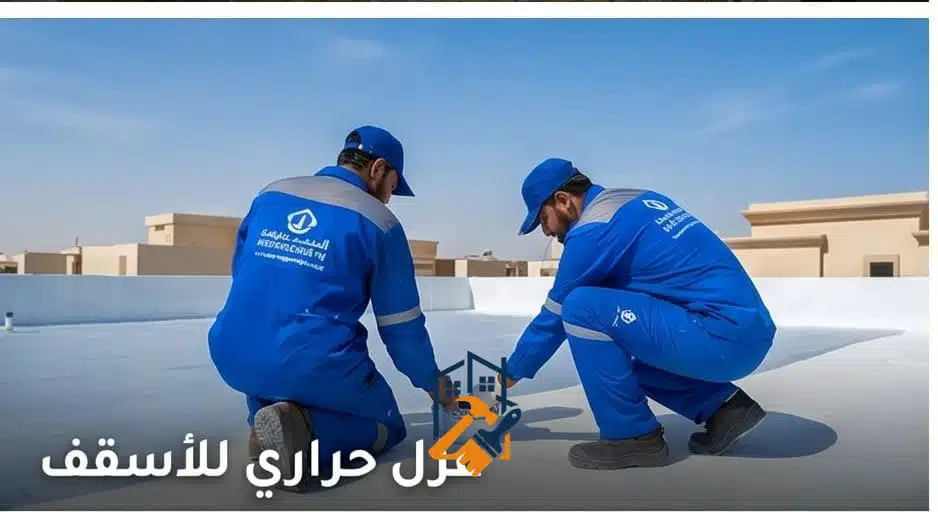 دهانات عازلة للحرارة على سطح مبنى - الخبر